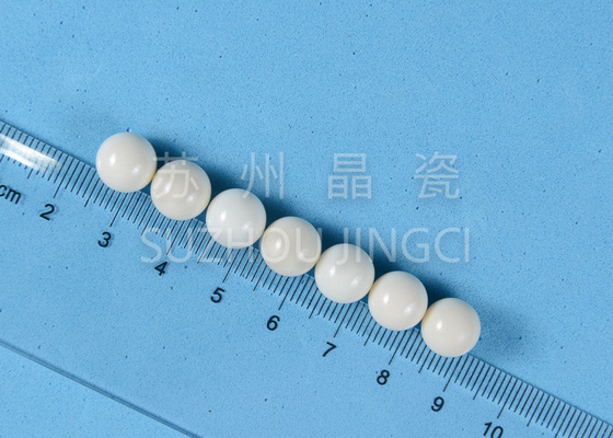 Applicazione bianca dei cuscinetti del macchinario dell'allumina della palla ceramica di 99% antiabrasione